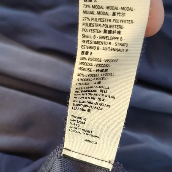 Free People Maxi Dress Medium Stella Cupro Lace-up Pleated Navy Blue Boho - Picture 14 of 14